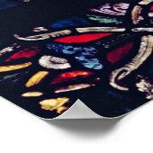 Tafel mit der Parabel der Dusche Poster (Ecke)