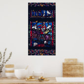 Tafel mit der Parabel der Dusche Poster (Küche)