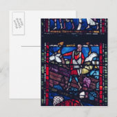 Tafel mit der Parabel der Dusche Postkarte (Vorne/Hinten)