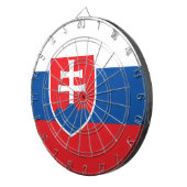 Tafel mit Flagge der Slowakei Dartscheibe (Vorderseite rechts)