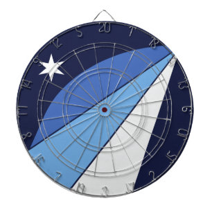 Tafel mit Flagge von Kolumbien, SC Dartscheibe