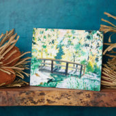 Tafel mit Leinwand : Morgendämmerung Fotoplatte (Seite)