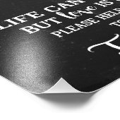 Tafel mit Lichtzeichen - POPCORN-BAR Fotodruck (Ecke)