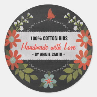 Tafel mit Liebe, Geschenketiketten Runder Aufkleber