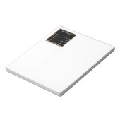 Tafel mit Math-Gleichungen Notizblock (Rotiert)