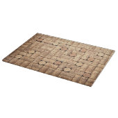 Tafel mit Weinkorken Schneidebrett (Ecke)
