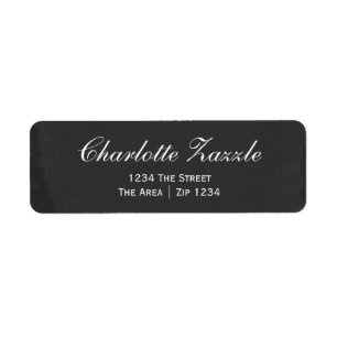 Tafel mit weißem Text