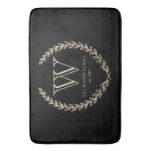 Tafel-Monogramm Badematte (Vorderseite Vertikal)