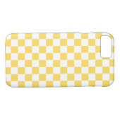 Tafel Mustard Gelb und Weiß Case-Mate iPhone Hülle (Rückseite (Horizontal))