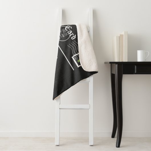 Tafel-Postkarten-alter Mode-Grün-Schneemann Sherpadecke (Beispiel)