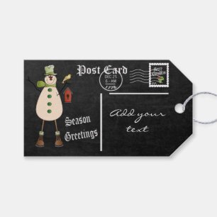 Tafel redete Weihnachten der Geschenkanhänger