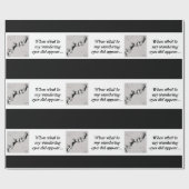 Tafel - Rentiere - Schwarz/Weiß Geschenkpapier (Flach)