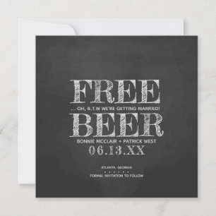 Tafel Schultafel Kostenloses Bier Lustige Save-The Save The Date