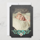 Tafel-sehen rustikales einladung (Vorderseite)