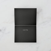 Tafel sind Sie meine Brautjungfern-Karte Einladung (Innenseite)