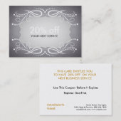 Tafel-Strudel-Kupon-Karten-Beleg-Rabatt Rabattkarte (Vorne/Hinten)