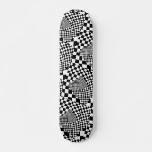 Tafel Swirl B&W Skateboard (Vorne)
