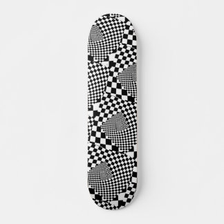 Tafel Swirl B&W Skateboard