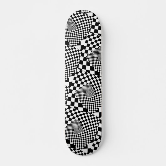 Tafel Swirl B&W Skateboard (Vorne)