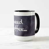 Tafel und Kreide: Bedarfs-Kaffee-Tasse Tasse (VorderseiteRechts)