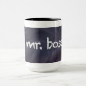 Tafel-und Kreide-Chef-Kaffee-Tasse Tasse (Zentrum)