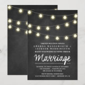 Tafel- und Strandlicht Einladungen für Hochzeiten (Vorne/Hinten)