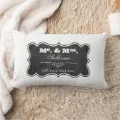 Tafel und verzierter Rahmen Lendenkissen (Decke)