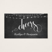 Tafel und weiße, helle Streifen, Trinkkarten (Rückseite)