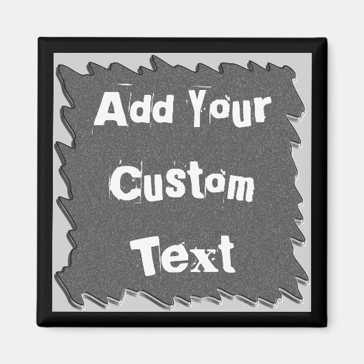 Tafel und Wild Border schneiden Coolen Magnet ab (Vorne)