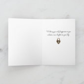 Tafel-Verschluss u. Schlüsselhousewarming-Karte Karte (Innenseite)