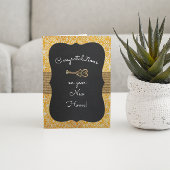 Tafel-Verschluss u. Schlüsselhousewarming-Karte Karte