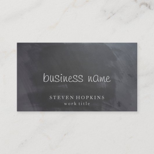 Tafel-Visitenkarte Visitenkarte (Vorderseite)