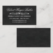 Tafel-Visitenkarten Visitenkarte (Vorne/Hinten)