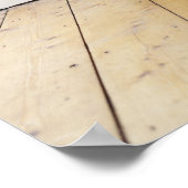 Tafel voller Bücher. Poster (Ecke)