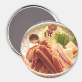 Tafel von Crab Legs Food Magnet (Vorderseite/Rückseite)