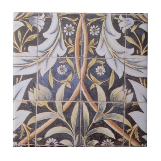 Tafel von Keramik Tiles von William Morris Fliese (Vorderseite)