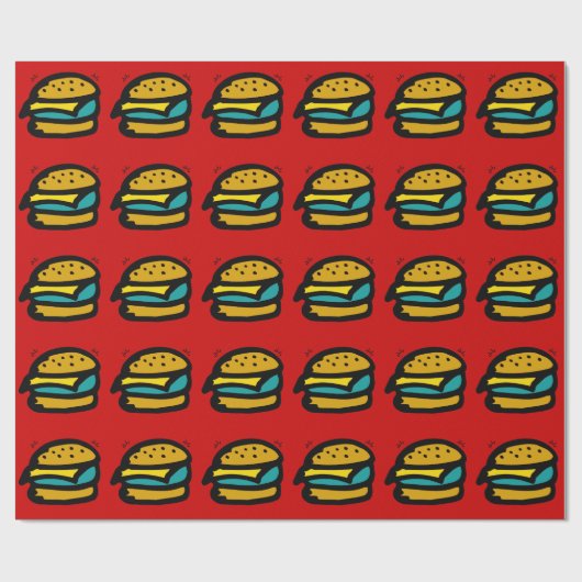 Tafel Wallies Hamburger-Packpapier Geschenkpapier (Flach)