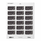 Tafel "We ve move" Weihnachtslabel Adressaufkleber (Vorne)