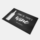 Tafel-Wein nach innen Fußmatte (Schrägansicht)