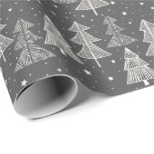 Tafel Zeichnend Weihnachtsbaumen Schneezeit Geschenkpapier (Rolleneckpunkt)