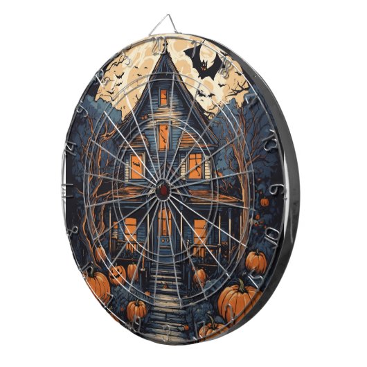 Tafel zu Halloween Dartscheibe (Vorderseite rechts)