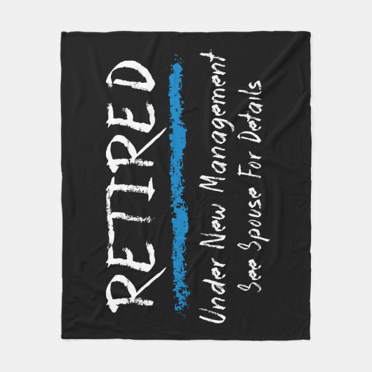 Tafel zurückgezogen unter neuem Management Fleecedecke (Vorderseite)