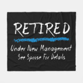 Tafel zurückgezogen unter neuem Management Fleecedecke (Vorderseite (Horizontal))