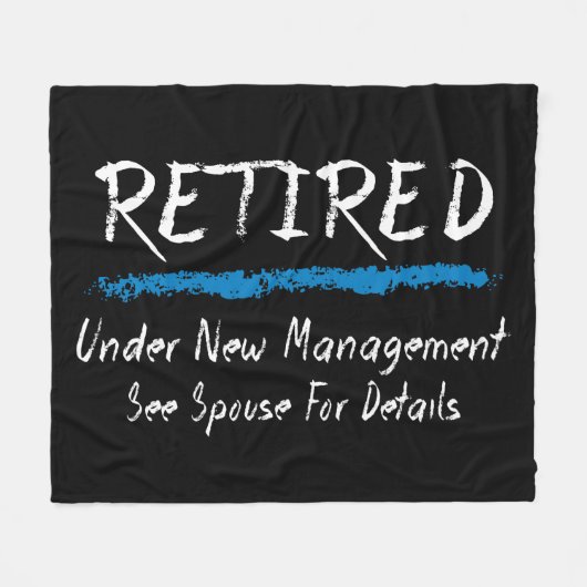 Tafel zurückgezogen unter neuem Management Fleecedecke (Vorderseite (Horizontal))