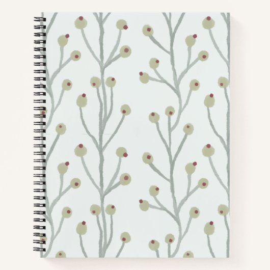 Tafelbeere, Muster, Notizblock (Vorderseite)