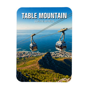 Tafelberg Ariel Cableway Südafrika Magnet