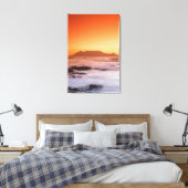Tafelberg bei Sonnenuntergang, Bloubergstrand Leinwanddruck (Insitu (Schlafzimmer))