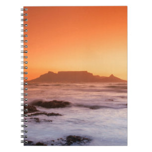 Tafelberg bei Sonnenuntergang, Bloubergstrand Notizblock