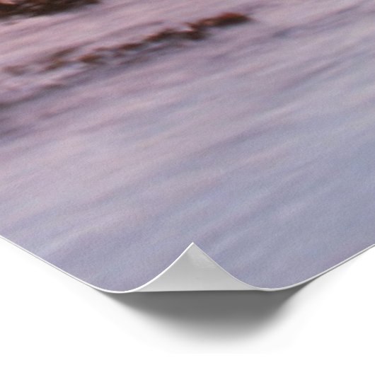 Tafelberg bei Sonnenuntergang, Bloubergstrand Poster (Ecke)