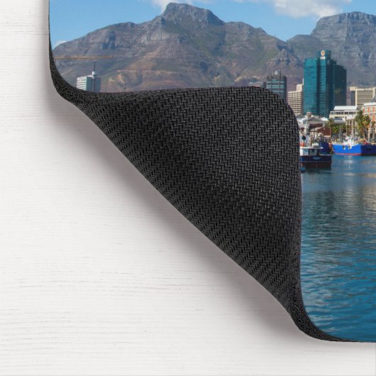 Tafelberg in Kapstadt, Südafrika. Mousepad (Ecke)